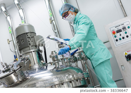 plant picture, scientist standing near big steel plant picture, scientist standing near big steel 38336647