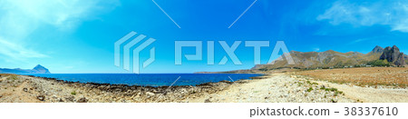 Cala di Punta Lunga coast, Macari, Sicily, Italy 38337610