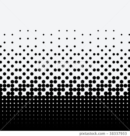 Halftone dots on white background 38337933