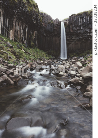 Famous Svartifoss waterfall 38339234