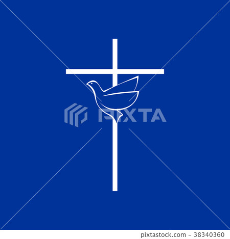 Holy spirit, cross, dove Holy spirit, cross, dove 38340360