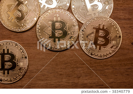 many golden bitcoin coins 38340779