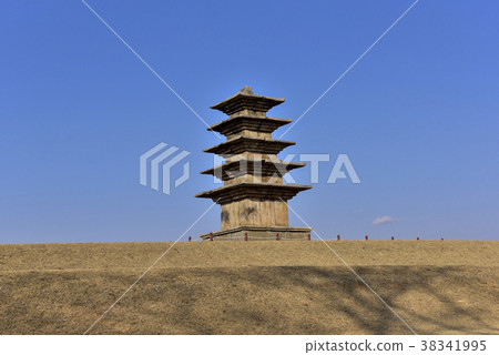 Iksan Wanggungri Five Storey Pagoda, Iksan Wanggungri Ruins, Baekje Historical Remains District, Iksan City, Jeonbuk Province 38341995