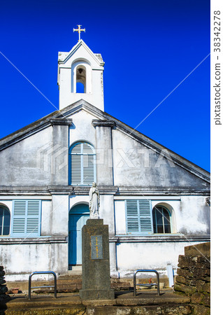 Sotokai Masonry Village Landscape Detsu Kyodo Nagasaki Sunset Road [Nagasaki Prefecture Sotoumi Town, Nagasaki City] 38342278