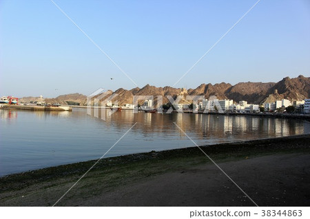 Port town Mutla in the Middle East Oman Port town Mutla in the Middle East Oman 38344863