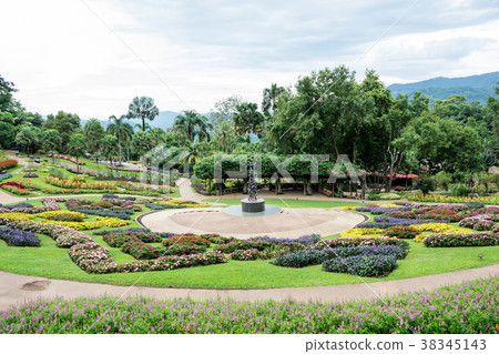 Mae Fah Luang Botanical Garden at a Doi Tung in a Chiang Rai province, Thailand. 38345143