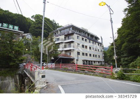 Masutomi鐳溫泉鎮溫泉小鎮風景 Masutomi鐳溫泉鎮溫泉小鎮風景 38345729