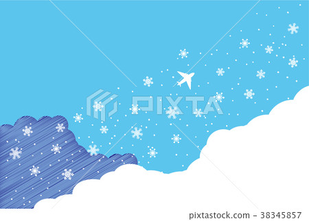 Material-Sky and Airplane (Winter 2) 38345857