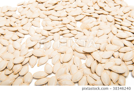 pumpkin seeds isolated 38346240