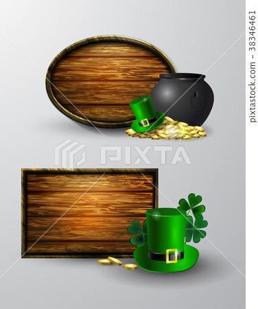 St. Patrick s Day symbol board 38346461
