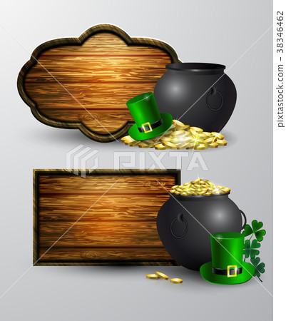 St. Patrick s Day symbol board St. Patrick s Day symbol board 38346462