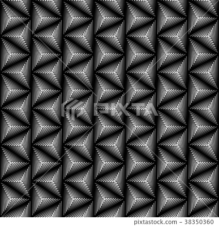 Black and white geometric seamless pattern. Black and white geometric seamless pattern. 38350360