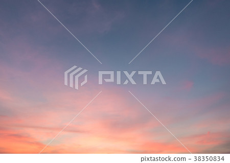sunset sky and cloud twilight scene background  38350834