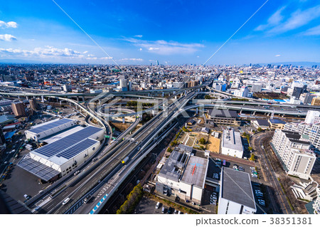《大阪府》交通形象,東大阪樞紐 《大阪府》交通形象,東大阪樞紐 38351381