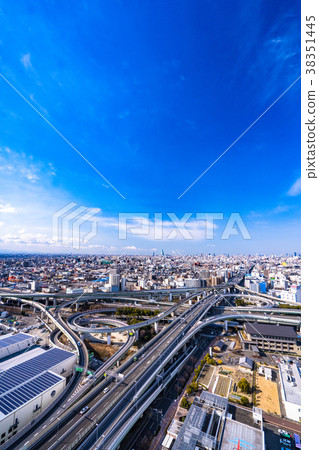 <<Osaka Prefecture>> Traffic image, Higashi-Osaka Junction <<Osaka Prefecture>> Traffic image, Higashi-Osaka Junction 38351445