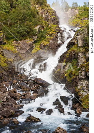 Waterfall in Norway Waterfall in Norway 38352102