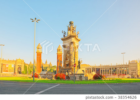 Panorama Square of Spain (Placa De Espanya Panorama Square of Spain (Placa De Espanya 38354626