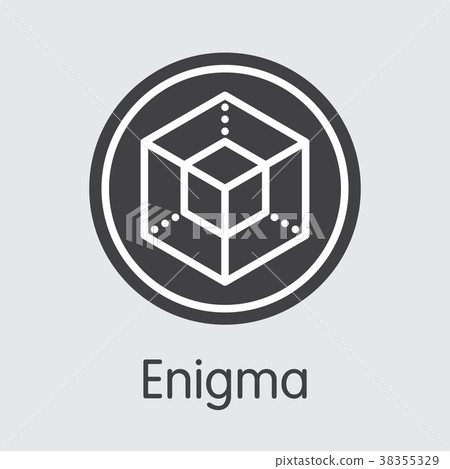 Enigma - Cryptocurrency Illustration. 38355329