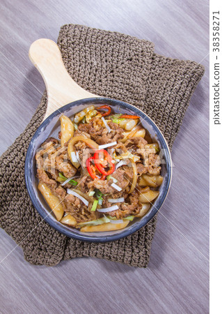 fried beef fried beef 38358271