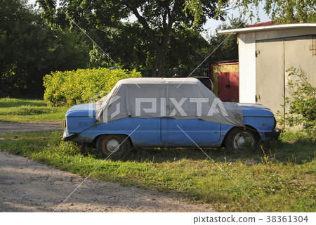 An old rusty Soviet-made ZAZ car An old rusty Soviet-made ZAZ car 38361304