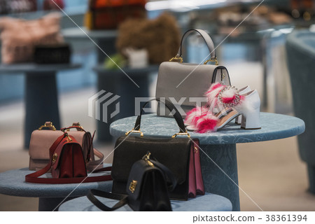 Luxury woman handbags and shoes 38361394