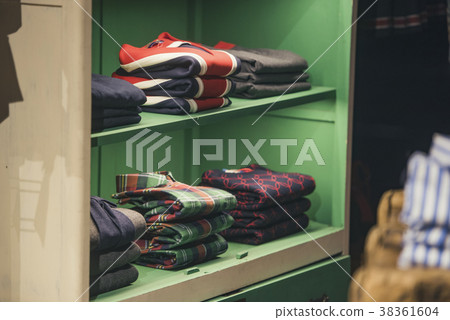 Men shirts in a store in Milan 38361604