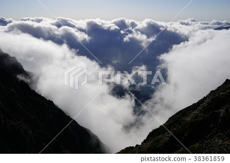 雲彩海在北阿爾卑斯山 雲彩海在北阿爾卑斯山 38361859