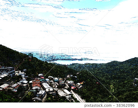 Jiufen scenery 38362096