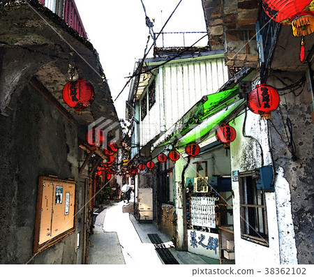Jiufen scenery 38362102