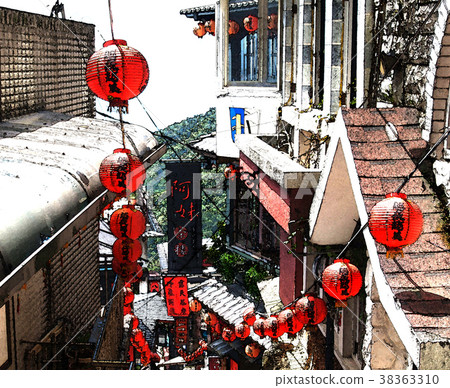 Jiufen scenery 38363310