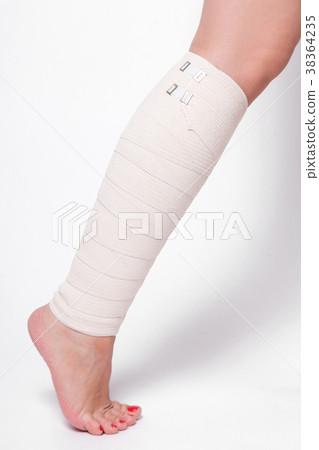 ankle woman dragged elastic bandage 38364235