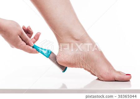 care for dry skin on the well-groomed feet and care for dry skin on the well-groomed feet and 38365044