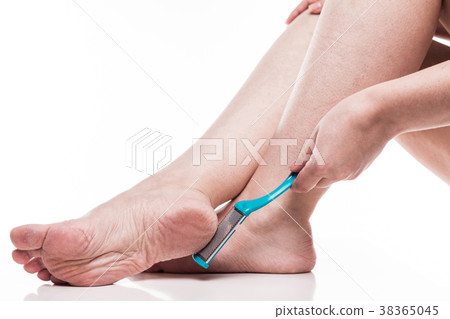 care for dry skin on the well-groomed feet and care for dry skin on the well-groomed feet and 38365045