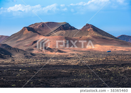 Volcanic landscape at Timanfaya National Park 38365460