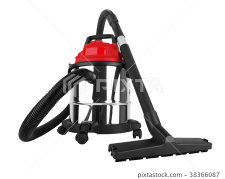Vacuum cleaner on white 38366087