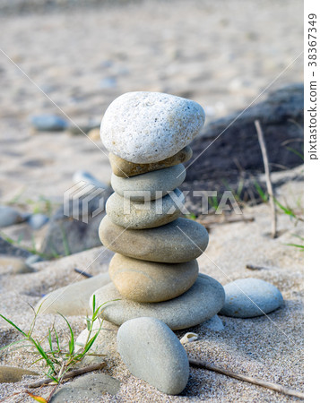 Pile of stones Pile of stones 38367349