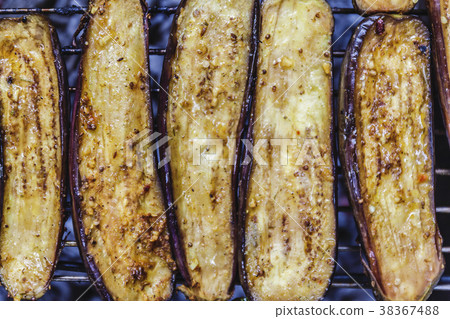 Assorted grilled vegetables.Chef cooking vegetable 38367488