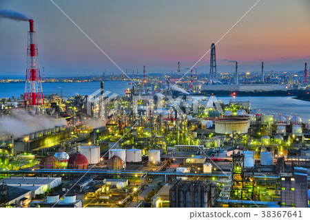 Yokkaichi Plant Night view 38367641