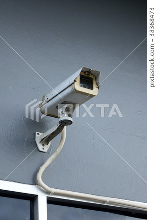 Security cameras on wall Security cameras on wall 38368473