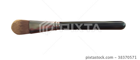 Professional brush for applying makeup. Vector 38370571