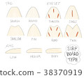 Surf / surfboard various name set 38370919