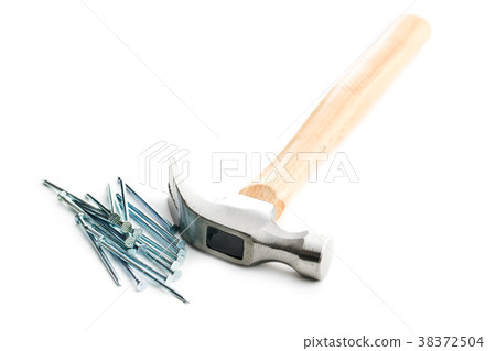 Hammer and nails. 38372504
