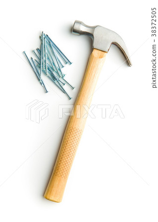 Hammer and nails. 38372505