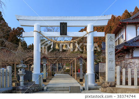 金蛇水神社鳥居 照片素材 圖片 圖庫