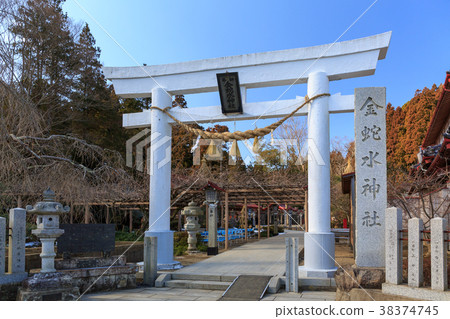 Gold Snake Water Shrine Torii 38374745