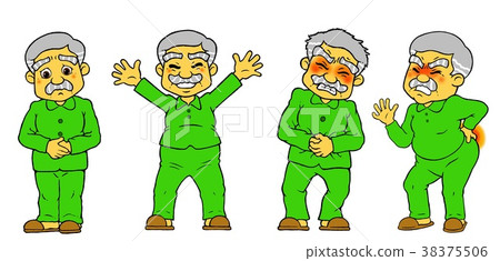 Senior physical condition set 4 types Senior physical condition set 4 types 38375506