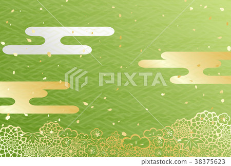 Fresh green tea background Fresh green tea background 38375623