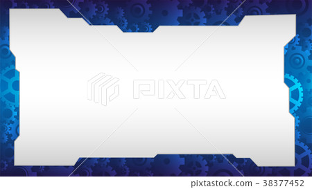 Abstract gears frame background Abstract gears frame background 38377452