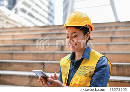 Business Engineering Concepts, Professional engineers, Young Bu Business Engineering Concepts, Professional engineers, Young Bu 38378305