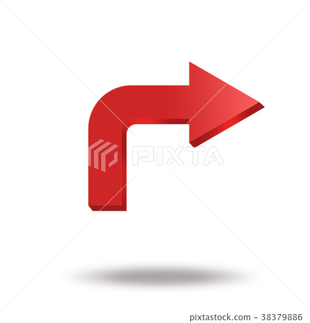 Arrow arrow eel up growth direction 38379886